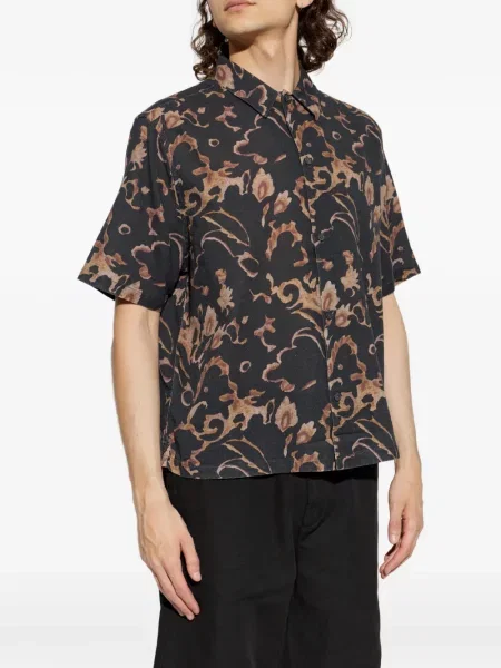 Košeľa Allsaints hnedá