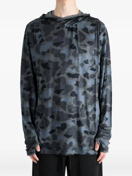Hoodie Free Fly με σχέδιο μπαμπού παραλλαγής μπλε