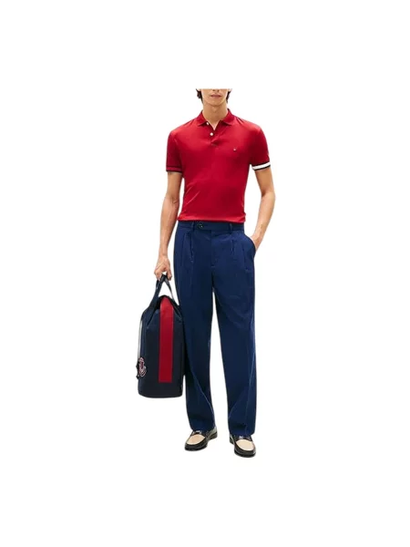 Tricou Tommy Hilfiger roșu