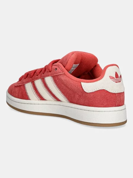 Semišové tenisky adidas Originals Campus W červená
