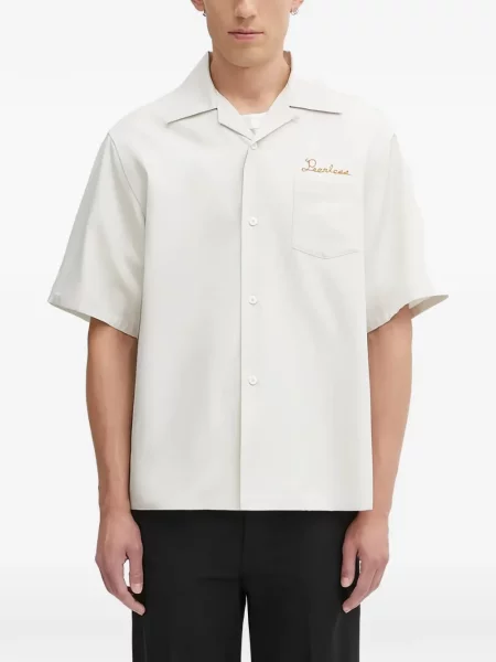 Košile Visvim s výšivkou bílá