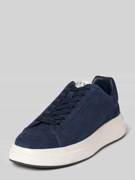 Sneakersy Guess z autografem niebieskie