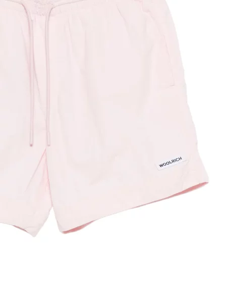 Slip de baie Woolrich cu cordon roz