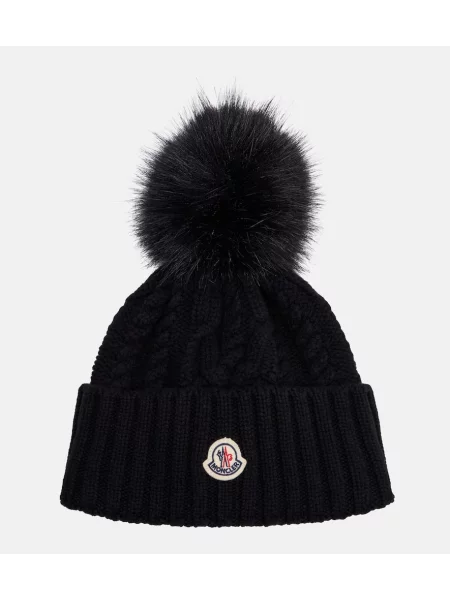 Vunena kapa Moncler plava