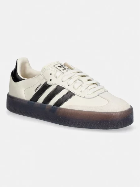 Kožne tenisice Adidas Originals bež