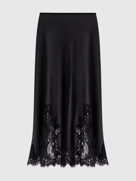 Юбка миди Dolce&gabbana черная