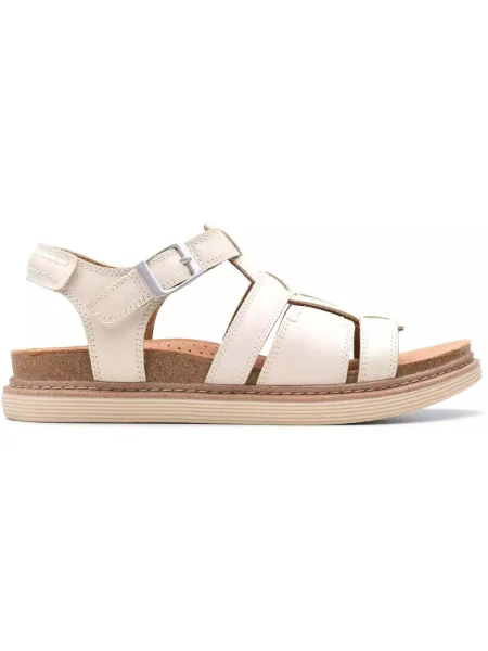Félcipő Clarks fehér