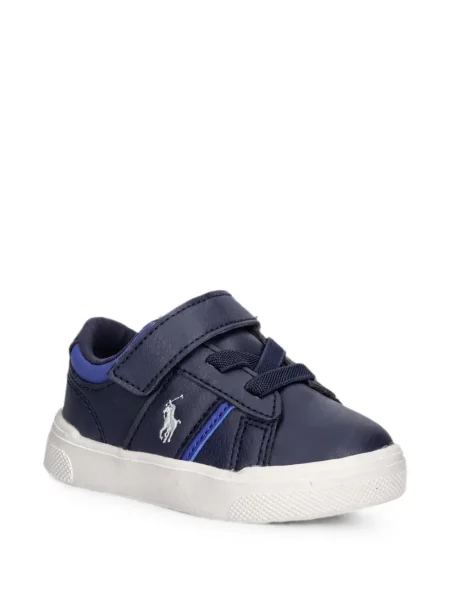 Sneakersy dziecięce Polo Ralph Lauren niebieskie