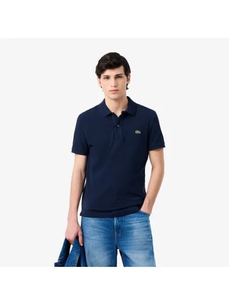 Lacoste поло чоловіче Slim Fit синє