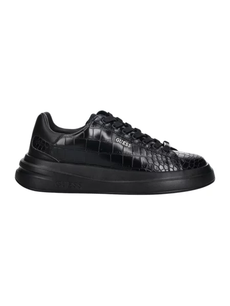 Sneakersy Guess skórzane czarne