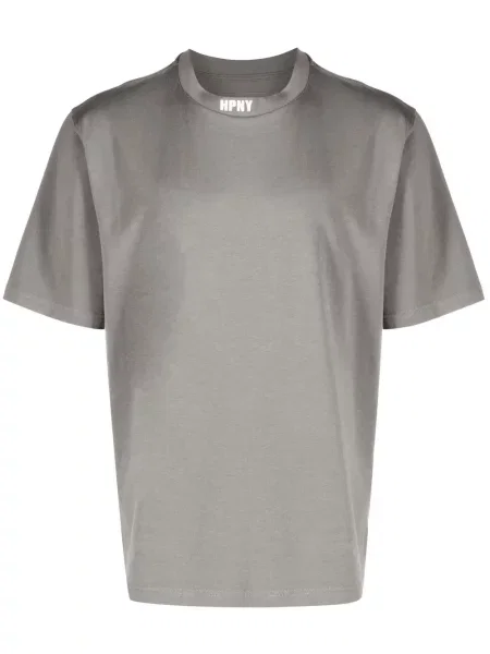 Tricou Heron Preston cu decolteu în U gri