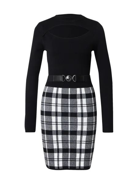 Guess rochie din amestec de lana CORALINE negru