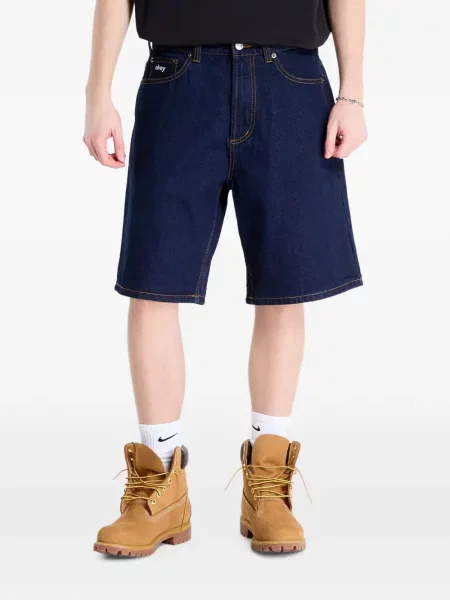 Pantaloni scurți Obey albastru