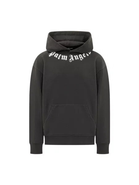 Bluza z kapturem Palm Angels z kapturem z logo czarna