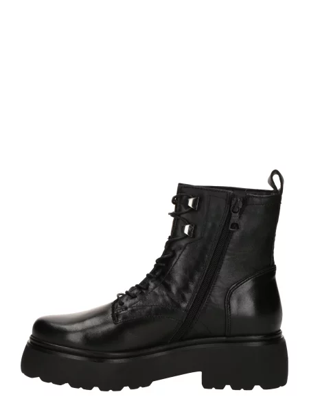 Botine Mjus cu șireturi negru
