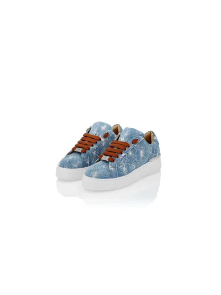 Sneakersy Philipp Plein niebieskie