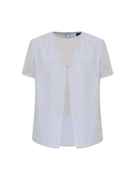 Bluzka Emporio Armani fioletowa