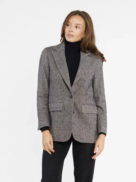 Піджак Arber вовна/поліестер сірий