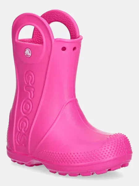 Crocs gumicsizma gyerek HANDLE IT RAIN BOOT KIDS rózsaszín