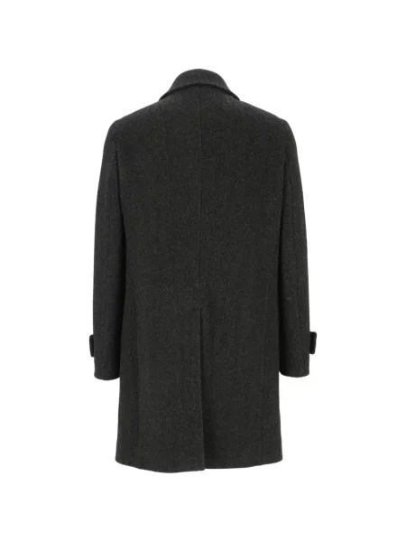 Palton Al Duca D’aosta 1902 de lână cu model herringbone verde