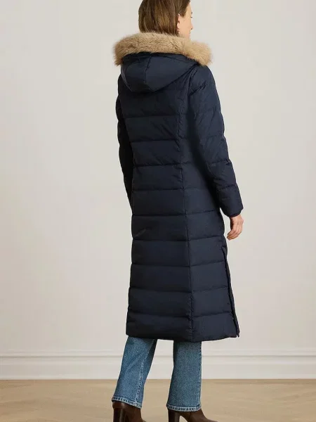 Lauren Ralph Lauren kurtka puchowa przejściowa granatowy