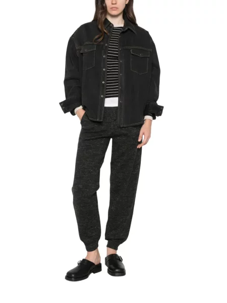 Pantaloni Marant Etoile alergare cu cordon gri