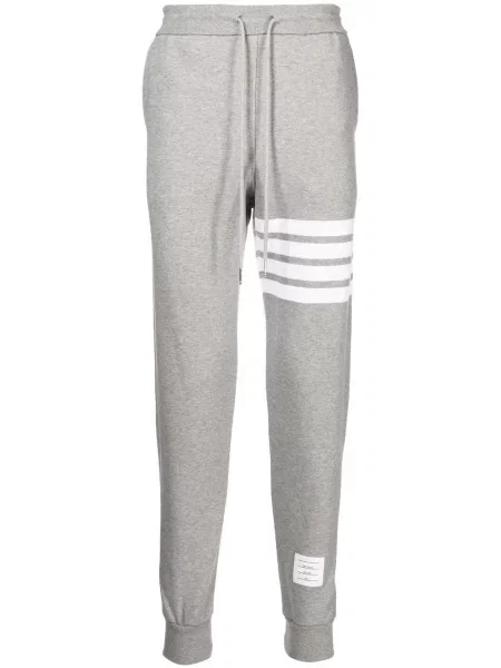 Spodnie Thom Browne w paski szare
