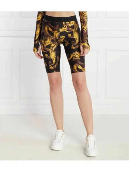 Versace Jeans Couture Pantaloni scurți biker negru