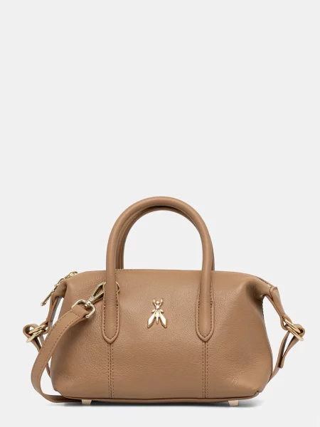 Patrizia Pepe geantă crossbody pentru femei din piele bej