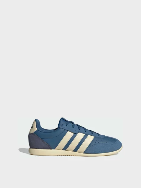 Кожаные кроссовки Adidas синие
