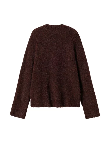 Noella Pulover N-Maymie Knit vin roșu