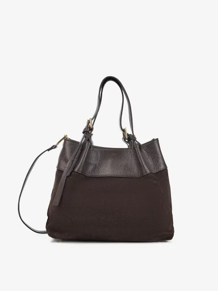 Regina Notte Сумка Темно-коричневий Замша/шкіра коричнева