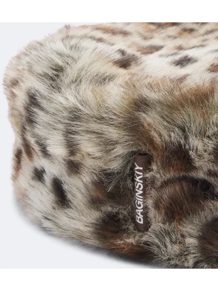 Căciulă Ruslan Baginskiy cu imagine cu model leopard