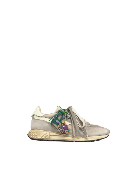 Sneakersy Autry skórzane retro beżowe
