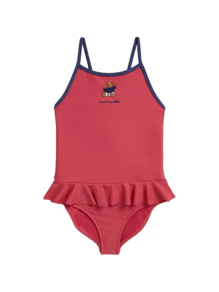 Koszulka polo dziecięca Polo Ralph Lauren czerwona
