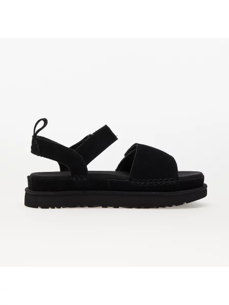 Semišové tenisky Ugg na platformě černé