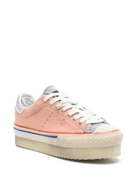 Sneakerși Hidnander cu platformă roz