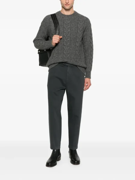 Pantaloni Eleventy plisate gri