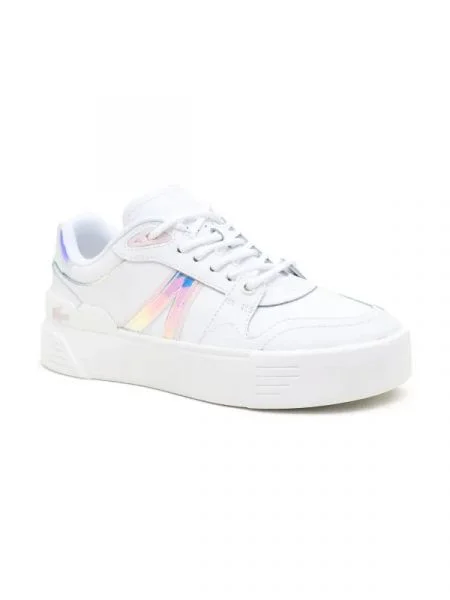 Lacoste De piele sneakers alb
