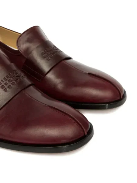 Pantofi loafer Mm6 Maison Margiela din piele roșu