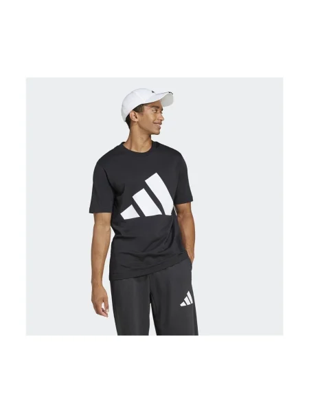 Póló Adidas autogrammal fekete