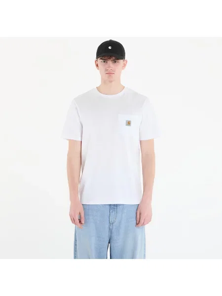 Carhartt WIP S/S Pocket T-Shir White Mężczyźni Koszulki Carhartt WIP Size: XL biały