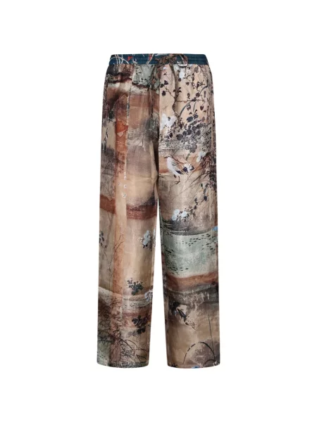 Pantaloni Pierre-louis Mascia de mătase