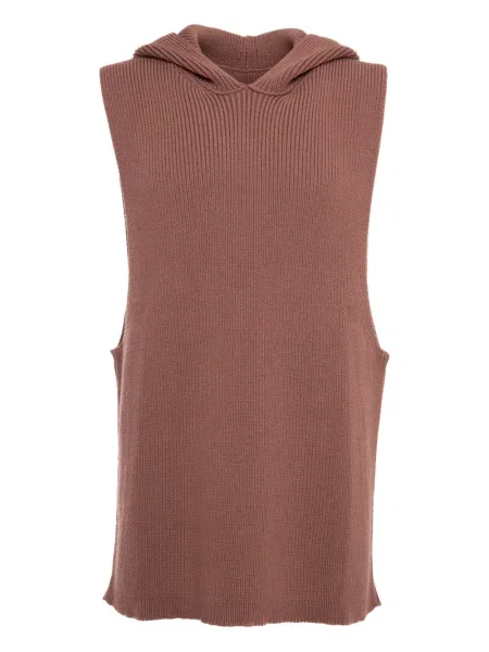 Суичър с качулка Rick Owens кафяво