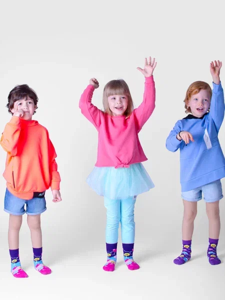 Čarape Zooksy/rainbow Socks ljubičasta