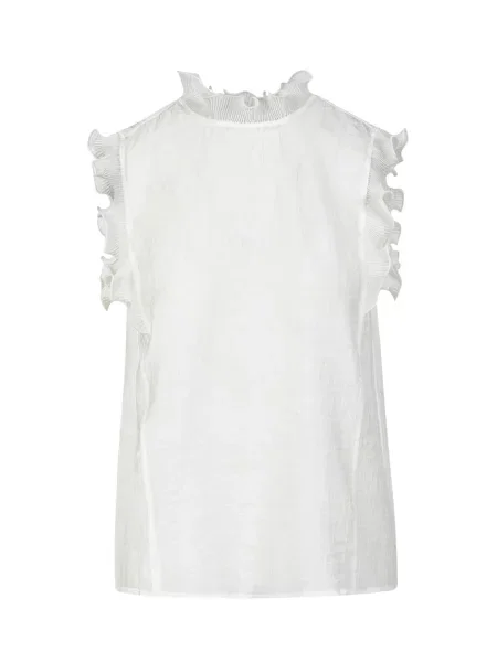 Coster Copenhagen Bluză Top alb