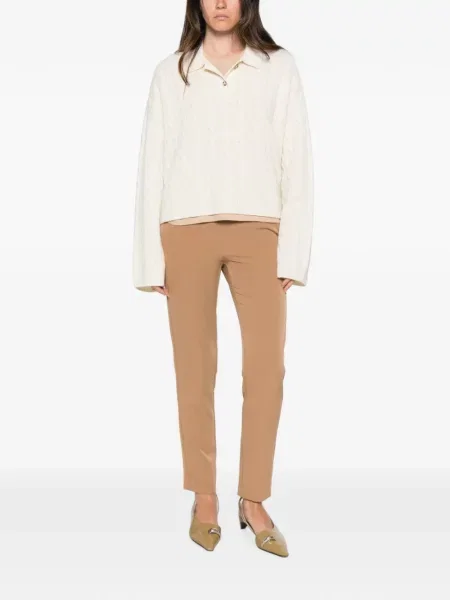 Pantaloni Ermanno Firenze cu autograf maro