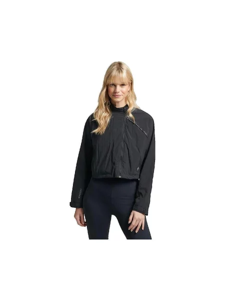 Decupat impermeabil vestă Superdry alergare negru