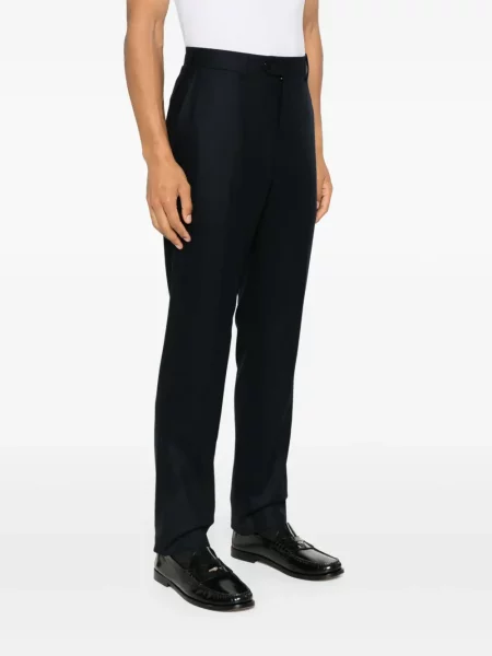 Pantaloni Fursac de lână albastru