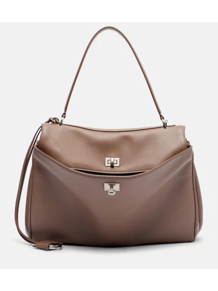 Geanta de piele Balenciaga din piele maro